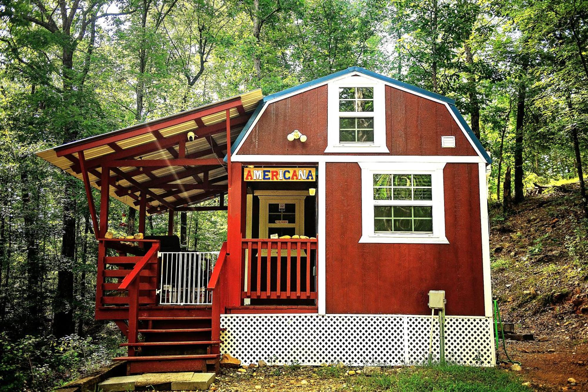 The Americana - Parker Creek Bend Cabins Murfreesboro Exterior foto
